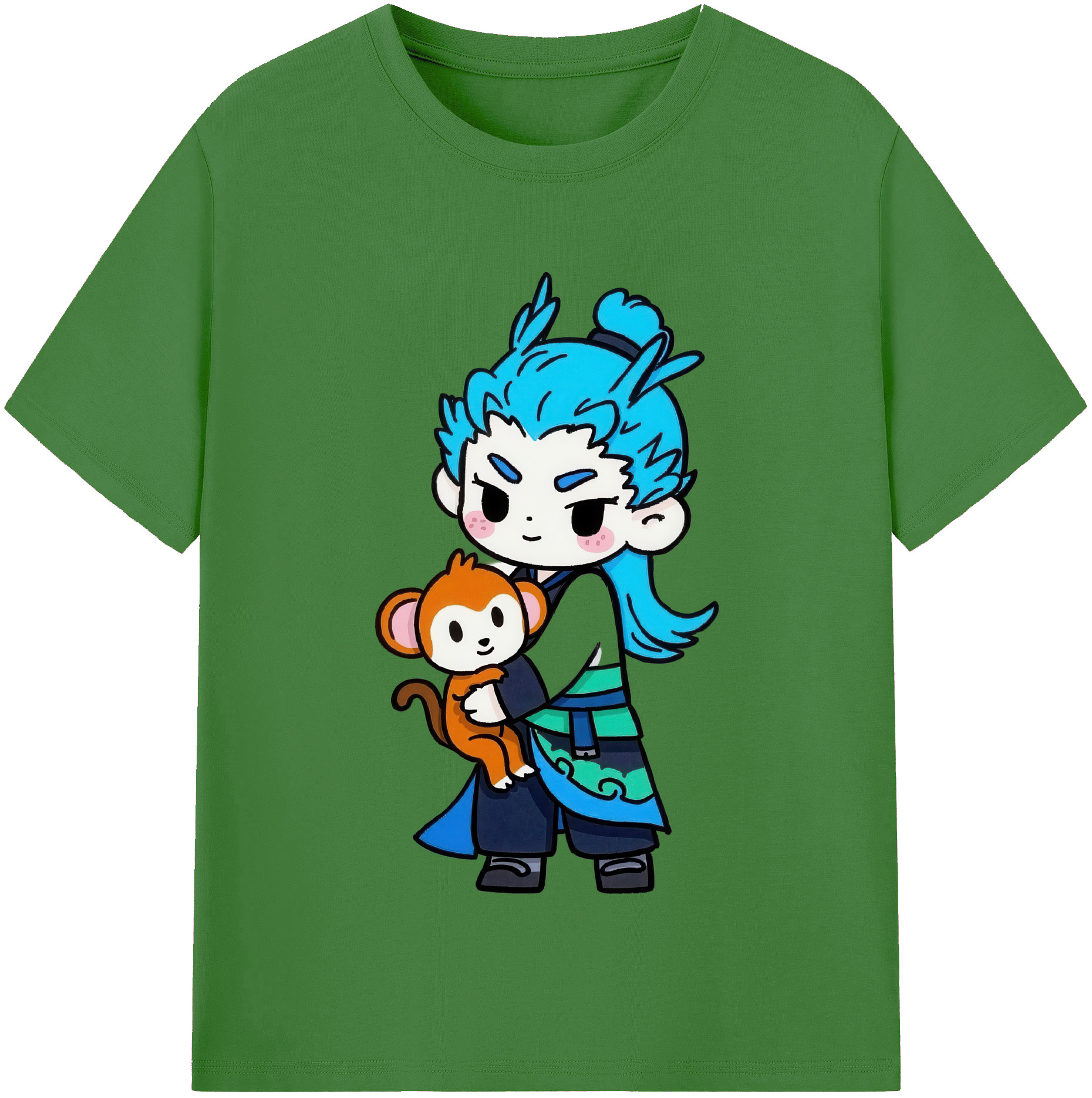（画像用） Ne Zha 2 ナタ 魔童の大暴れ レディースカジュアルプリントTシャツ（綿100％）